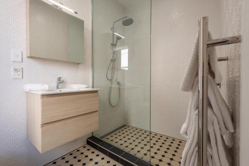 Apollo Lodge Motel tesisinde bir banyo