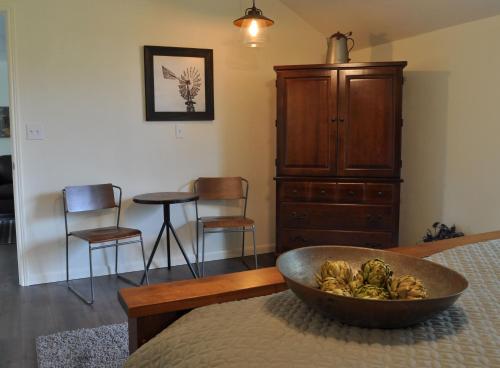 Posezení v ubytování Lydias Loft
