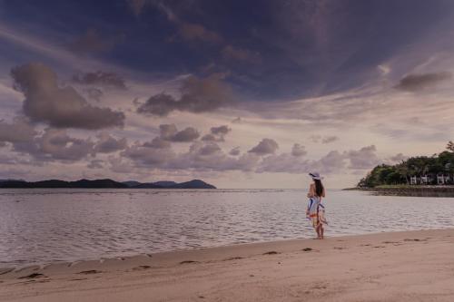 Landskap semula jadi dekat dengan resort
