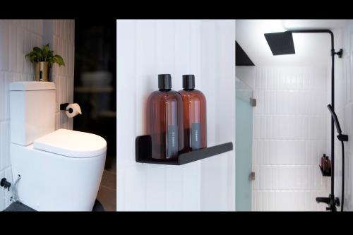 Et badeværelse på Hotel NuVe Elements