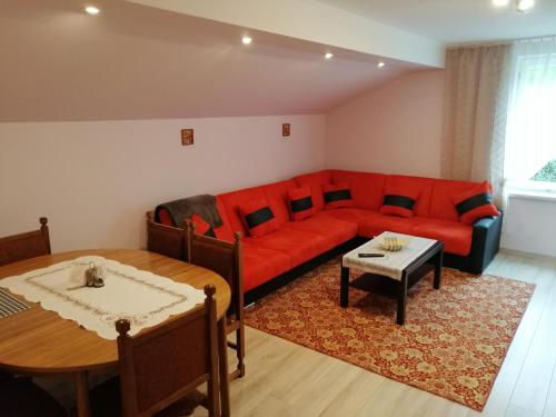 Ruang duduk di Apartament TARA