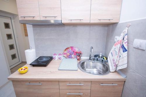 Una cocina o zona de cocina en Cvetni trg