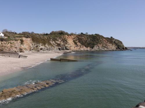 a view of a beach with the sand and water at The Mackerel in Charlestown
