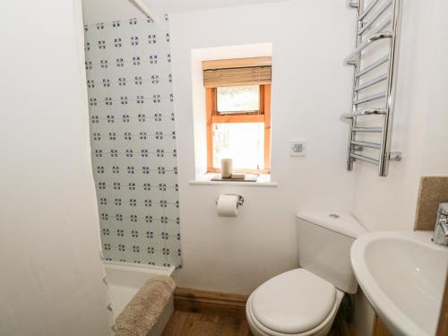 グレンリディングにあるSeldom Seenのバスルーム(トイレ、洗面台付)、窓が備わります。