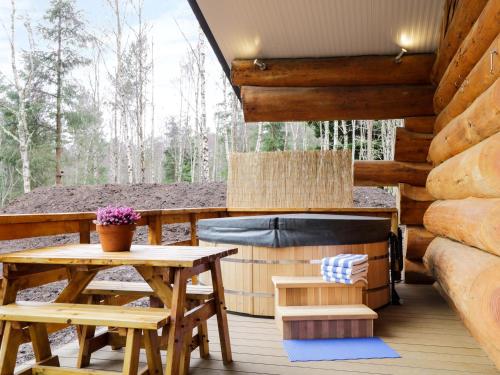 Χώρος καθιστικού στο Moorhen Lodge