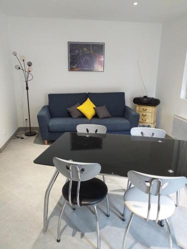 Χώρος καθιστικού στο L'appartement de la grange