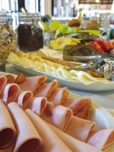 Jídlo v prázdninového areálu nebo okolí