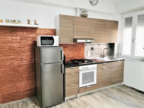 Kuchyň nebo kuchyňský kout v ubytování Casa MaMiDa