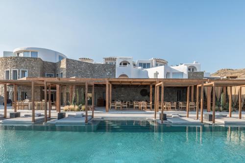 Bazén v ubytování Rocabella Mykonos Hotel nebo v jeho okolí