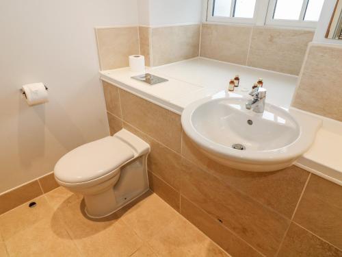 アンブルサイドにあるPearsallのトイレと洗面台付きのバスルーム
