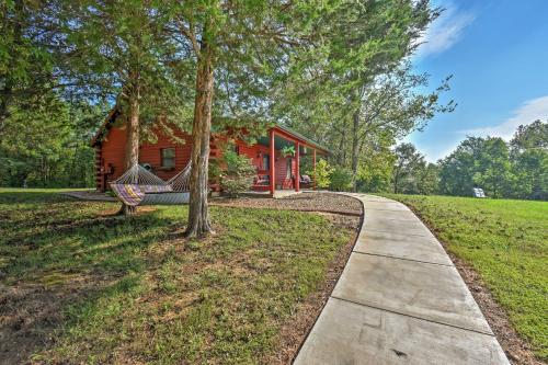 Hillside Cabin on 43 Acres with Private Lake and View!