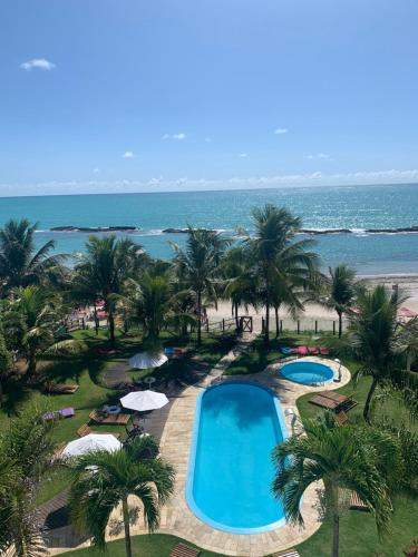 Der Swimmingpool an oder in der Nähe von Apart Hotel As Vieiras