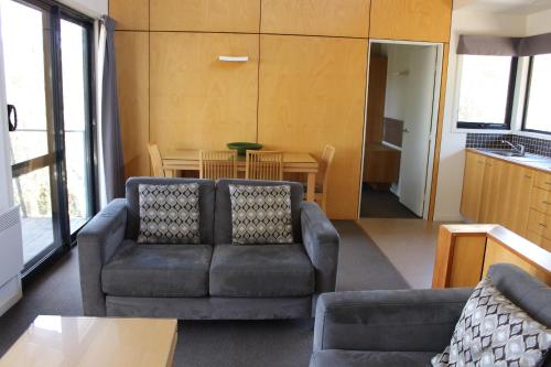 Χώρος καθιστικού στο Discovery Resorts - Cradle Mountain