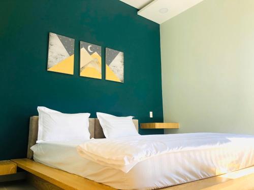 Postel nebo postele na pokoji v ubytování Thanh Thanh Mini Hotel