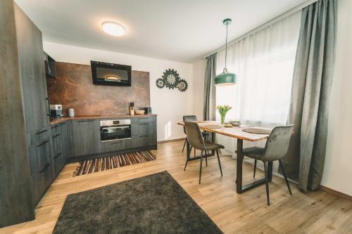 Η κουζίνα ή μικρή κουζίνα στο Mirador Apartments