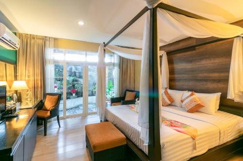 Katil atau katil-katil dalam bilik di Baan PhuAnda Phuket