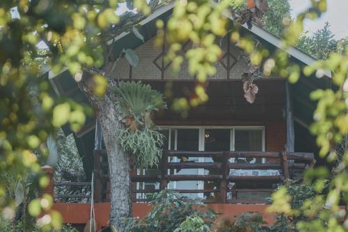 a house with a tree in front of it at Baansuan Chomchun in Amphoe Mae Taeng