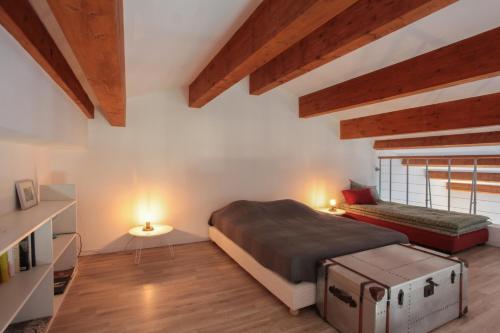 Katil atau katil-katil dalam bilik di CAPO BIANCO - Cap Corse et Vue Mer
