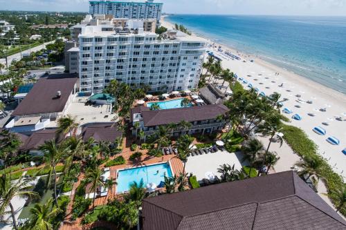 Letecký snímek ubytování Beachcomber Resort & Club