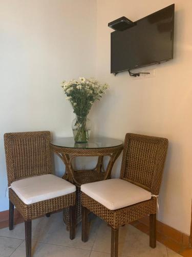 Телевизор и/или развлекательный центр в Hotel Campanario Real