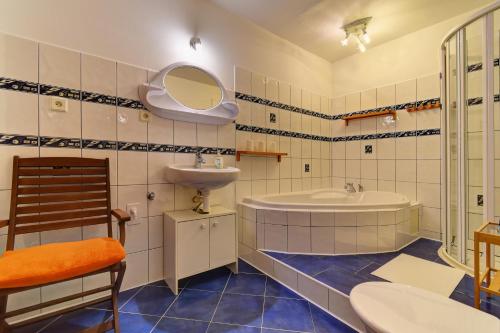 Phòng tắm tại Pension Seidl