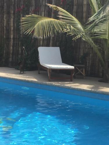 Πισίνα στο ή κοντά στο Terra Lodge Sénégal
