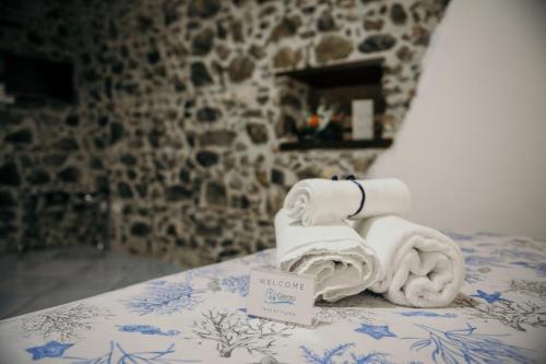 Katil atau katil-katil dalam bilik di Cilento Apartment