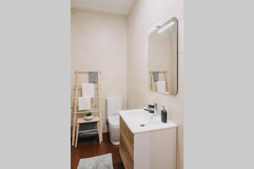 Koupelna v ubytování Lechartier Oporto apartments 4