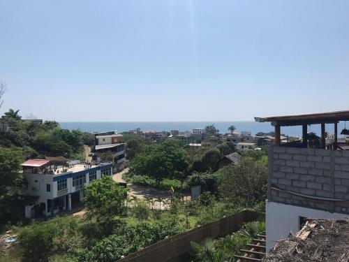 a view from the roof of a building at The Heights in Montañita in Montañita