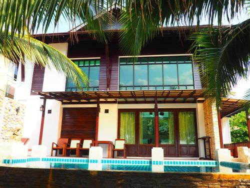 Balkón nebo terasa v ubytování Seashell Resort Koh Tao-SHA Plus