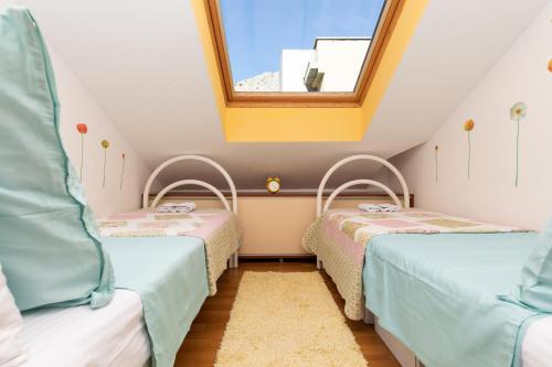 Posteľ alebo postele v izbe v ubytovaní Apartman Monika