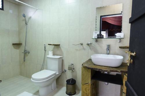 Kúpeľňa v ubytovaní Sama al Wasil Desert Camp