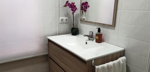 A bathroom at Casa Amelia