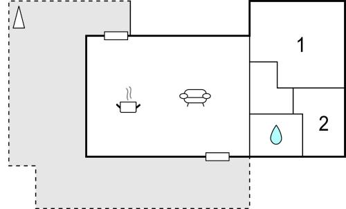a schematic diagram of a laboratory with a microscope at Hælzalyjkjan in Hasle
