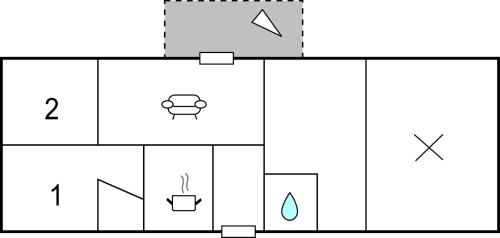 Κάτοψη του Stunning Home In Gram With Wifi