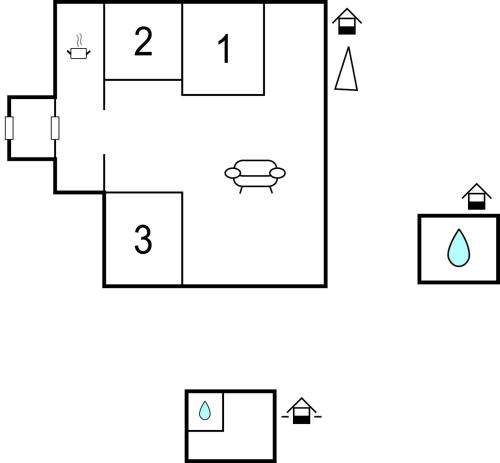 un diagrama en bloque de una tabla periódica de elementos en 3 Bedroom Awesome Home In Voss en Revke
