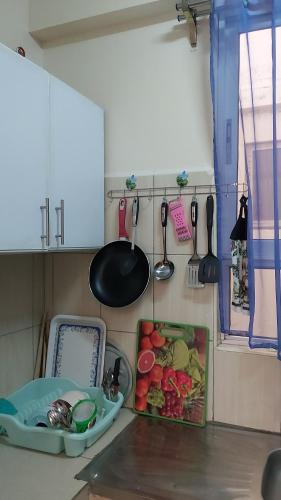 Kuchyň nebo kuchyňský kout v ubytování Annes Place