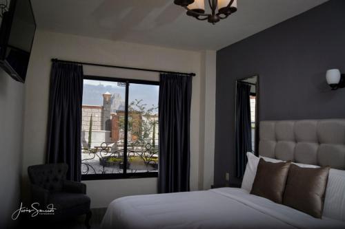 Suites Campestres Montebelloにあるベッド