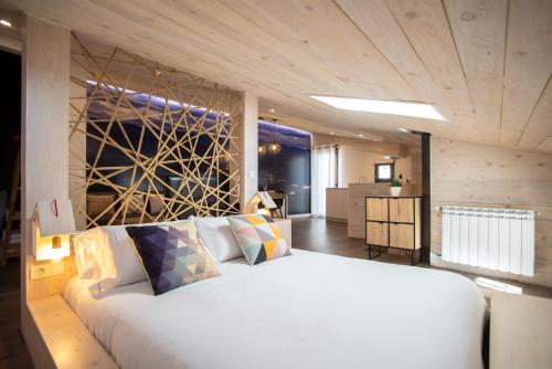 Una cama o camas en una habitación de Font Catxa