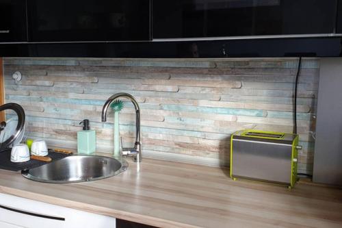 Kuchyň nebo kuchyňský kout v ubytování Mia Apartman, Eisenerz