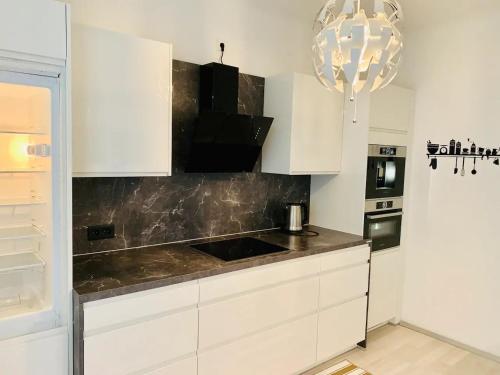 Kuchyňa alebo kuchynka v ubytovaní Central 75m² Apartment at Belvedere Palace