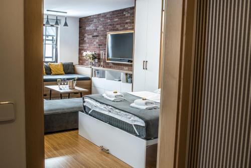 Χώρος καθιστικού στο Savoy Luxury Apartment