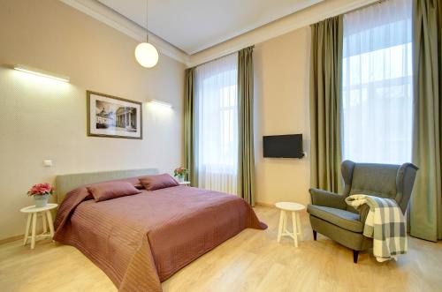 Ένα ή περισσότερα κρεβάτια σε δωμάτιο στο Sodu15 Apartments