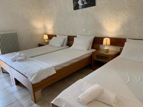 Ліжко або ліжка в номері Sariza Spring Hotel