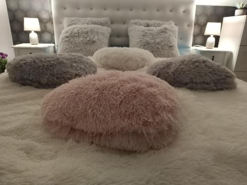 Postel nebo postele na pokoji v ubytování Orient Relax Garden