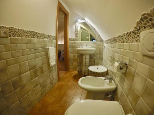 Kúpeľňa v ubytovaní Casa SantoStefano