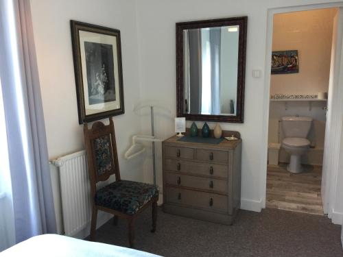 Koupelna v ubytování Au Bon Accueil