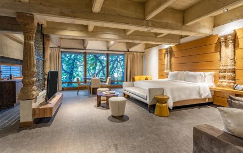 מיטה או מיטות בחדר ב-Alko Hotel Casa Nispero