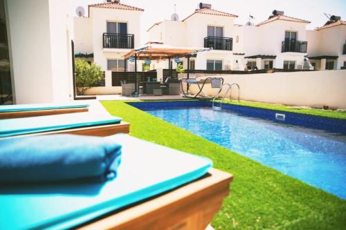 Protaras sea view pool villa