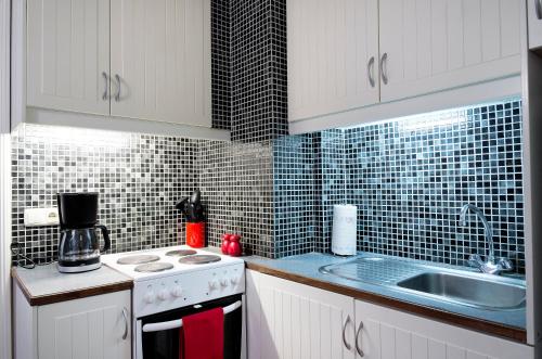 Η κουζίνα ή μικρή κουζίνα στο Briet Apartments